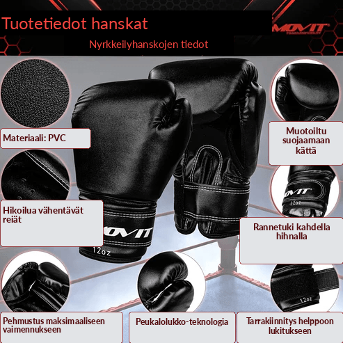 Boksa komplekts 25 kg – boksa maiss, 12 oz cimdi un roku saites