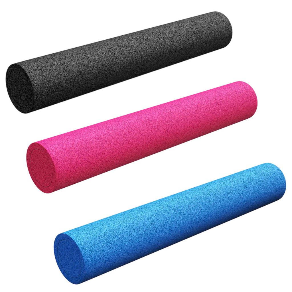 Pilates rullis 90 x 15 cm muskuļu aprūpei, 3 dažādās krāsās