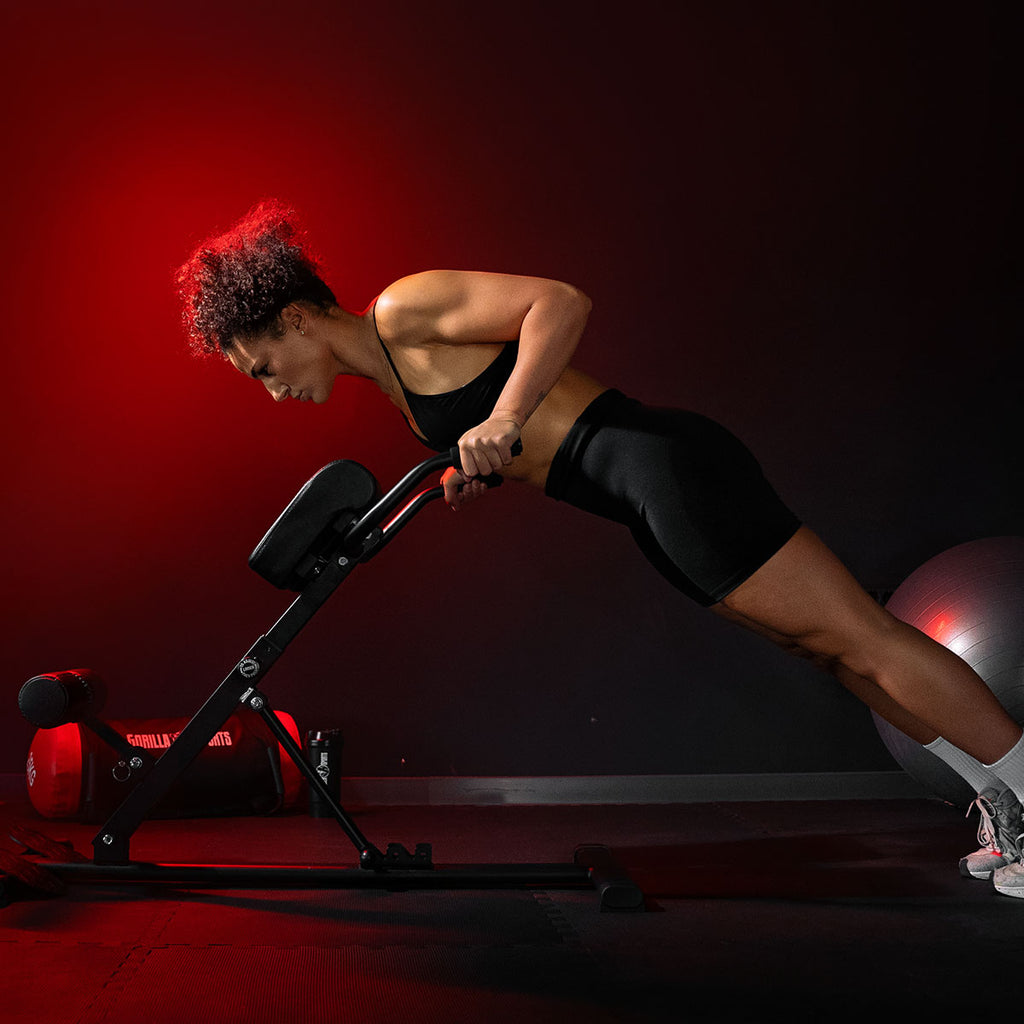 Saliekams muguras treniņu sols 150 kg, melns